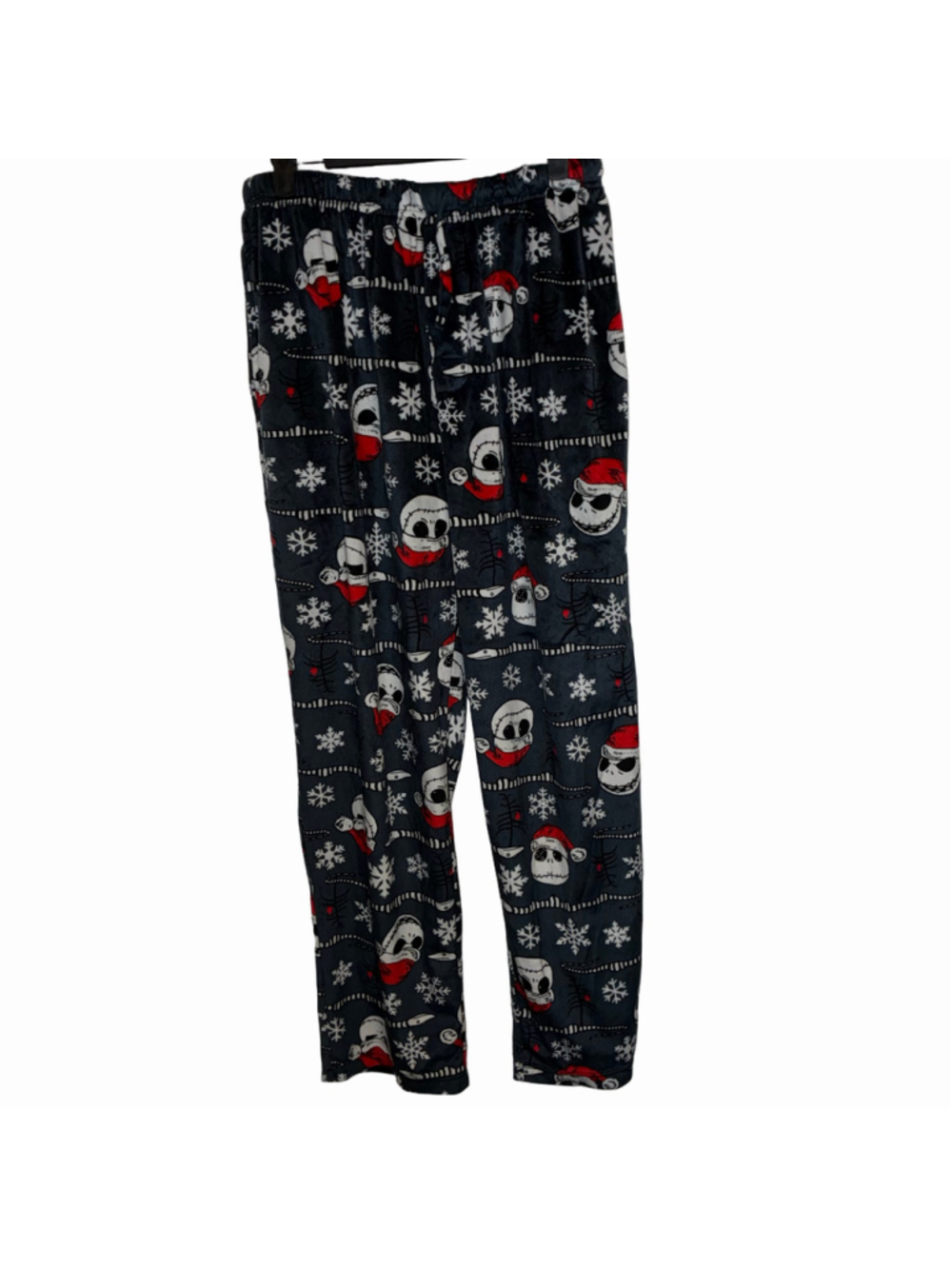 Women's Disney Nightmare Before Christmas Pajama Pants Size L Dark Grey White